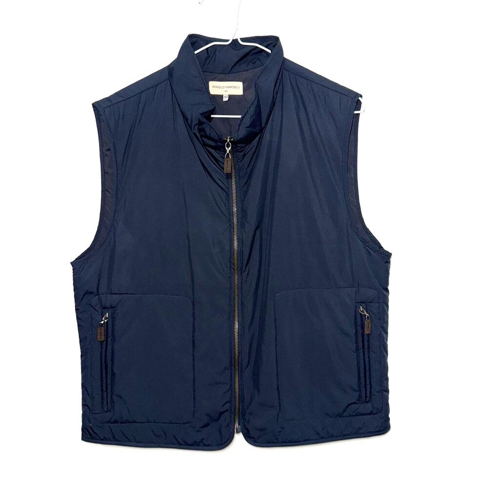 Angelo Nardelli Puff Vest - Black 50